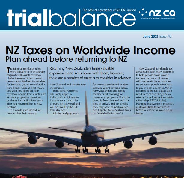 Trial Balance June 2021